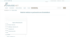 Desktop Screenshot of materiel-medical.caducee.net