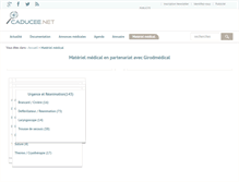 Tablet Screenshot of materiel-medical.caducee.net